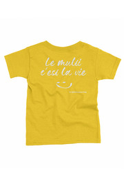 Enfant - T-Shirt - Jaune - Blanc